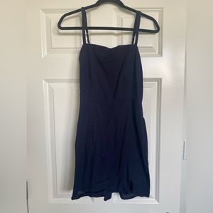 Navy blue mini dress